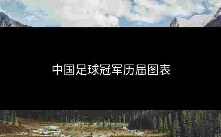 中国足球冠军历届图表